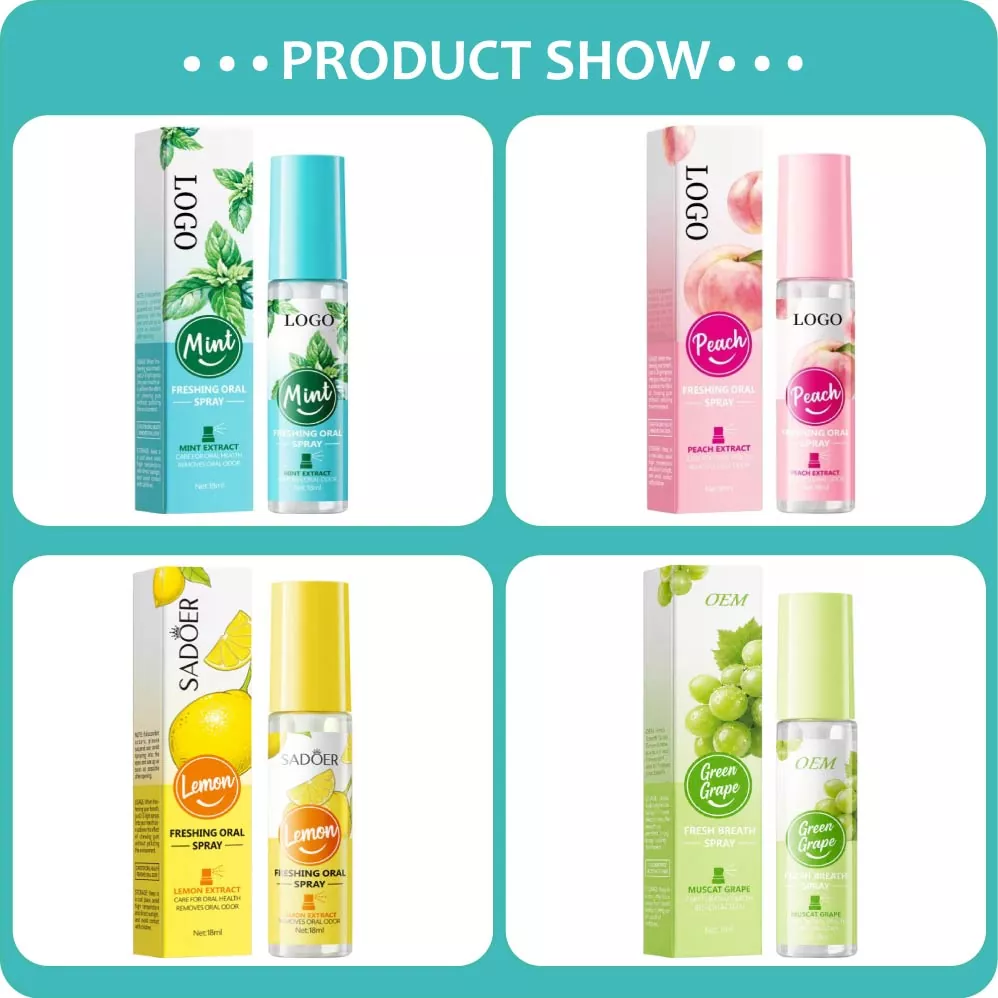 18ml Oral Refresh Alcohol-Free Mouth Spray Bottle
